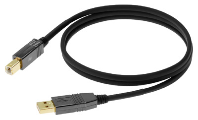 Câble USB 2.0, A / B, plat, Hi-Fi, Innovation, Real Cable