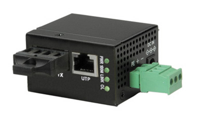 Convertisseur industriel RJ45 Fast Ethernet / Fibre optique Multimode SC, Mini, Roline