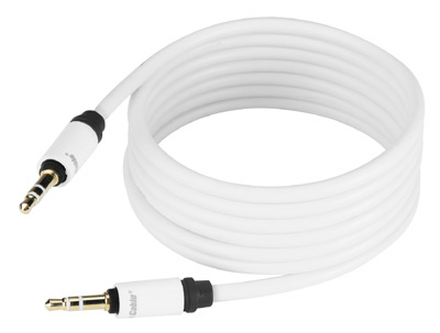 Câble Jack 3,52 mm Stéréo, Or, Moniteur, Real Cable