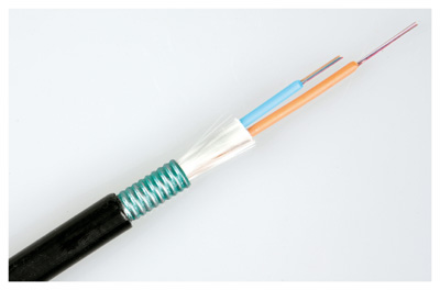 Câble fibre optique multimode, pour extérieur, CLT, armé acier, Acome
