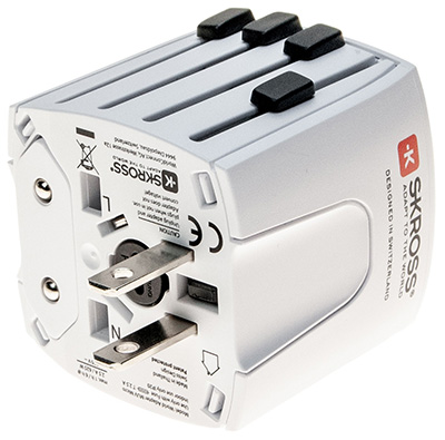 Adaptateur secteur bipolaire, universel , Skross