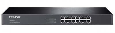 Switch Ethernet RJ45 Gigabit 10/100/1000, rackable, fanless, TL-SG1016, TL-SG1024, TL-SG1048, TP-Link