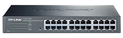 Switch Ethernet RJ45 Gigabit 10/100/1000, administrable, fanless, TL-SG1016DE, TL-SG1024DE, TP-Link