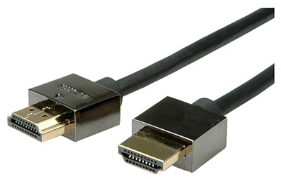 Câble HDMI, High speed, canal Ethernet (1.4), connecteurs compacts, Roline