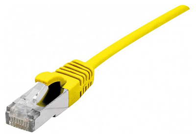 Cordon RJ45 Cat6a, S/FTP, surmoulé, Slim, sans halogène, Dexlan