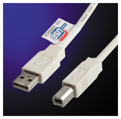 Câble USB 2.0, A / B, premier prix, Value