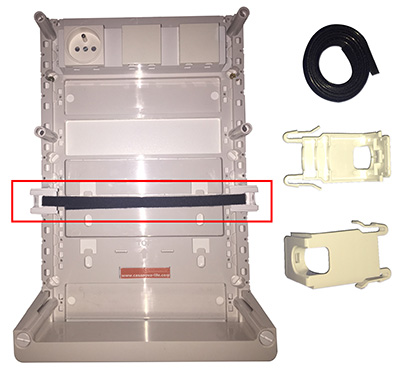 Bande de fixation pour Box ou Switch dans zone attenante Casanova, Casanova