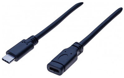 Belker Lot de 2 rallonges USB C 3.2 (10 Gbit/s) Type C Connecteur femelle  Rallonge 5 A Charge et synchronisation pour Mac Book Pro 2021 M1 Pro Galaxy