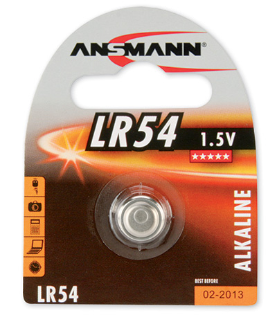 Murata LR1130-BEAWW Pile bouton LR 54 alcaline(s) 70 mAh 1.5 V 5 pc(s)