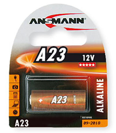 Pile alcaline A23 (8LR23), 12 volts, par