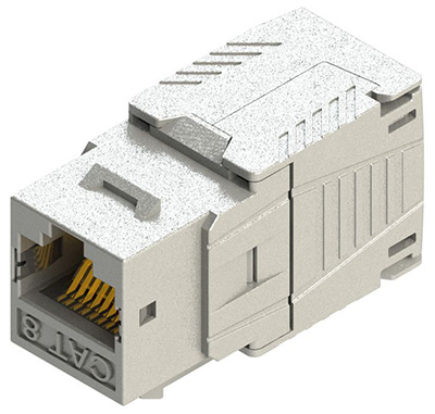 Connecteur RJ 45 cat 7 avec guide - Bon Comptoir