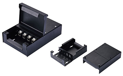 Point de consolidation, nu, pour connecteurs RJ45 Keystone, blindés ou UTP, 4 ports, Value