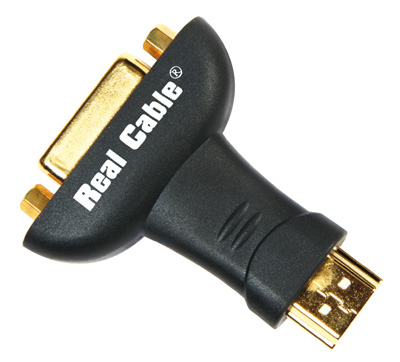 Adaptateur HDMI mâle / DVI femelle, Real Cable