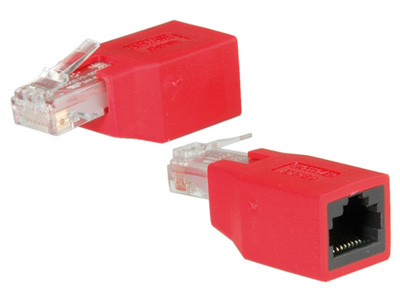 Adaptateur RJ45 pour croiser cordon droit, Cat5e, Roline