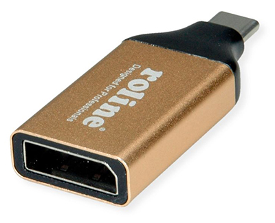 Convertisseur USB 3.1 C mâle vers DisplayPort femelle, 1.2, Compact, Roline