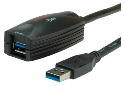Rallonge USB 3.0 (3.2 Gen 1) active, 1 port, Roline