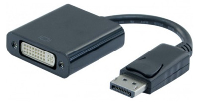 Adaptateur DisplayPort mâle vers DVI-D femelle, Single Link, actif, 1.2, TLC