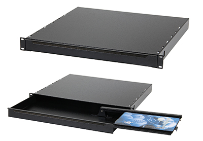 Support, 19 pouces, pour clavier et souris, rabattable, 1U, Apranet