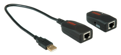 Prolongateur USB 2.0 via RJ45, Roline