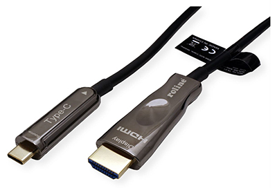 Câble convertisseur USB 3.1 C mâle vers HDMI mâle, 4K, grande longueur, Roline