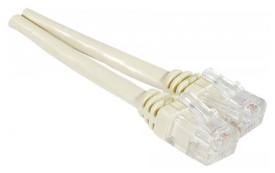 Cordon tél. (RJ9, RJ11, RJ12, RJ45) de longueur 10 m