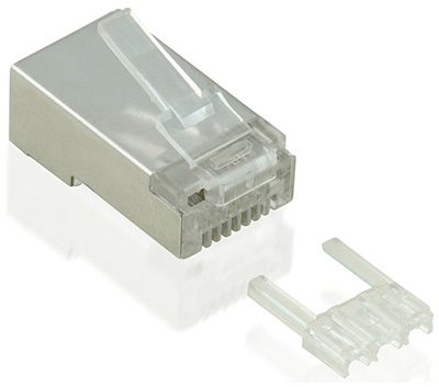 Prise RJ45 mâle, Cat6, Blindée (FTP), Value