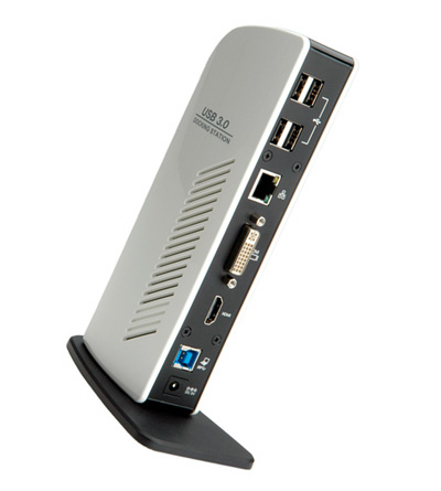 Station d'accueil USB 3.0, HDMI, DVI, Réseau, Hub, Roline