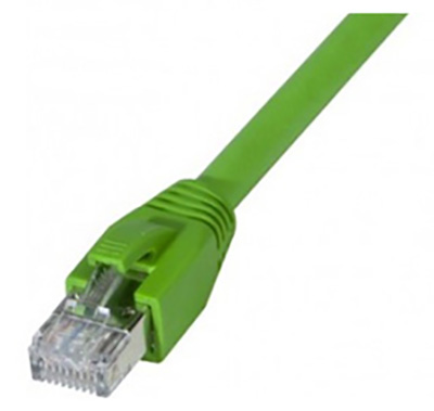 Cordon RJ45 Cat6a, SFTP, gaine Polyuréthane (PUR), surmoulé, sans halogène, TLC