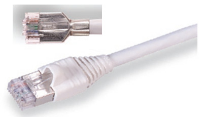 Cordon RJ45 Cat6Ea, monobrin, FFTP, grande longueur, sans halogène, garanti 500 Mhz, FCS