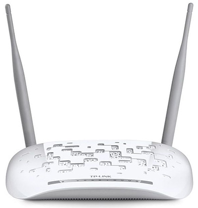 Modem routeur Wifi n, 300 Mbit/s, ADSL2, et switch Ethernet RJ45 10/100, TD-W9970, TP-Link