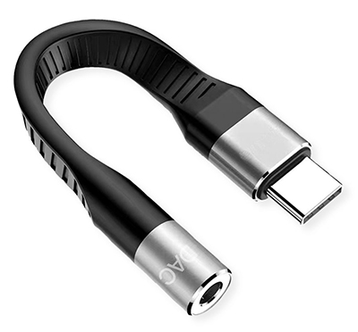 Adaptateur USB C mâle / Jack 3,52 mm femelle, Stéréo, Roline