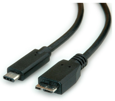 Câble USB 3.0 (3.2 Gen 1), C / Micro B, Roline