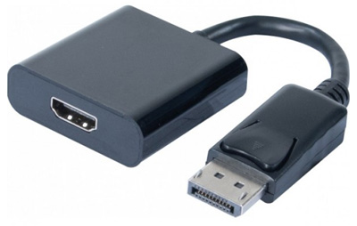Adaptateur DisplayPort mâle vers HDMI femelle, TLC