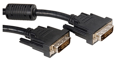 Câble DVI-D, Dual Link, ferrite, Roline