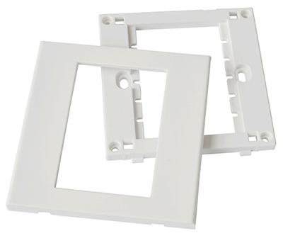 Support et enjoliveur, format 44 x 66 mm, pour modules Value, Value