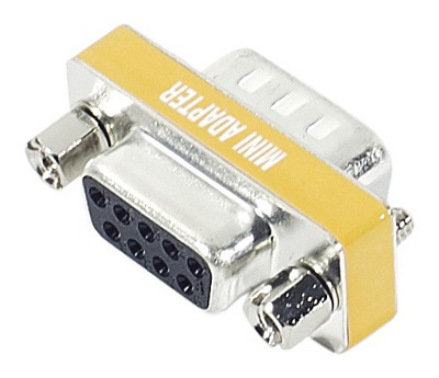 Adaptateur Null Modem, DB9 mâle / DB9 femelle, TLC