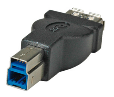 Adaptateur USB 3.0, B mâle / A femelle, Roline
