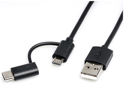 Câble USB 2.0, Type A vers Micro B, ou Type C, Roline