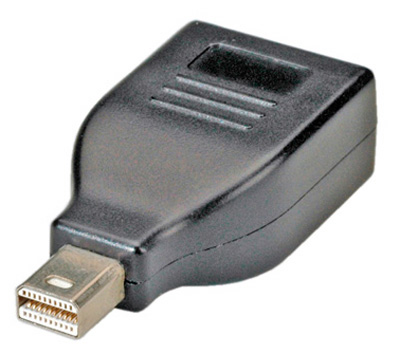 Adaptateur Mini-DisplayPort mâle vers DisplayPort femelle, 1.2, Roline
