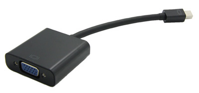 Adaptateur Mini-DisplayPort mâle vers VGA (HDDB15) femelle, actif, Value
