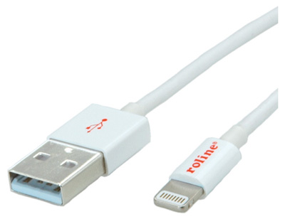 Câble USB 2.0 A / Lightning de transfert pour iPhone, iPad, Roline