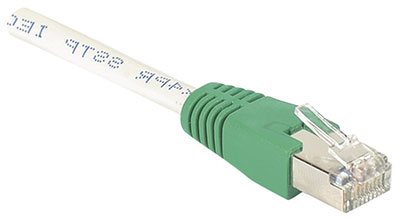 Cordon RJ45 CROISÉ Cat6, UTP, surmoulé, TLC