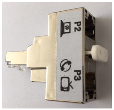 Doubleur RJ45, toutes versions pour Ethernet, téléphone, compact, DPM