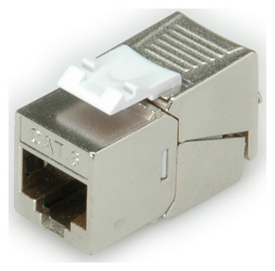 Connecteur RJ45, Cat6, blindé SFTP (STP), Keystone, court, Roline