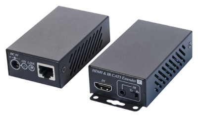 Prolongateur actif HDMI via RJ45, HDbaseT, 3 plays, TLC