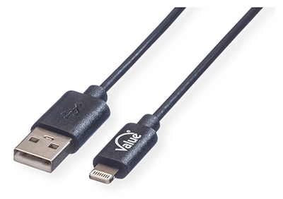 Câble USB 2.0 A / Lightning de transfert pour iPhone, iPad, Value
