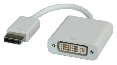 Adaptateur DisplayPort mâle vers DVI-I femelle, Dual Link, Roline