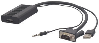 Convertisseur VGA et audio vers HDMI, souple, TLC