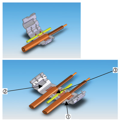 Clip de raccordement, Acologis, Acome