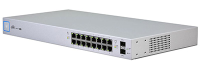 Switch Ethernet RJ45 Gigabit 10/100/1000 + 2 ou 4 x SFP (mini-GBIC), PoE, administrable, rackable, Ubiquiti